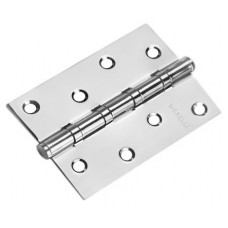 Петля дверная стальная универсальная Morelli MS 100X70X2.5-4BB SC Хром матовый