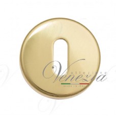 Накладка под ключ буратино на круглом основании Fratelli Cattini KEY 7-OLV полированная латунь 2 шт.