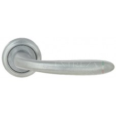 Ручка дверная на круглой розетке Extreza COMO (Комо) 322 R01 Хром матовый  F05