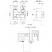 Петля дверная скрытая Armadillo с 3D-регулировкой Architect 3D-Ach 60 BL Черный левая 60 кг