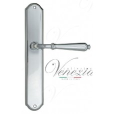 Ручка дверная на планке проходная Venezia Classic PL02 полированный хром