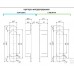 Петля скрытая AGB Eclipse 3.0 (4 накладки в комплекте) E30200.02.91 (белый)
