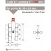 Петля пружинная двусторонняя Aldeghi CODE 87 NO 155-30 Черный