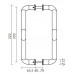 Ручка дверная скоба Fuaro Ph-26-25/300-INOX (нержавейка)