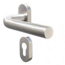 Ручка дверная противопожарная Doorlock DL 040UR/F PZ Rt L-form