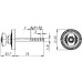 Фиксатор поворотный Armadillo BKW8/CL OB-13 Античная бронза, для металлической двери