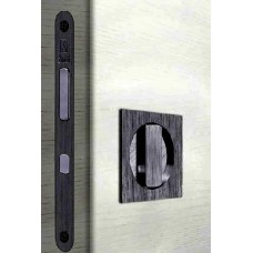 Комплект для раздвижных дверей Bonaiti WC (Механизм G500T H21 + ручки EASY QUADRO) Матовый черный