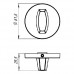 Фиксатор поворотный Armadillo Wc-Bolt BK6 URS CP-8 Хром