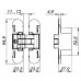 Петля дверная скрытая Armadillo 9540UN3D AB Бронза