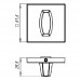 Фиксатор поворотный Armadillo Wc-Bolt BK6 USS BPVD-77 Вороненый никель