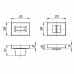 Фиксатор поворотный Armadillo WC-BOLT BK6 UCS SN-3 Матовый никель