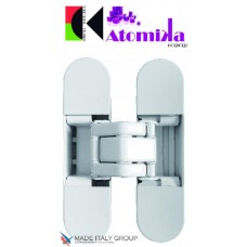 KUBICA K8060 ATOMIKA SLIM DXSX, BI петля скрытая универсальная Белый (60 kg)