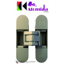KUBICA K8060 ATOMIKA SLIM DXSX, NS петля скрытая универсальная Матовый никель (60 kg)