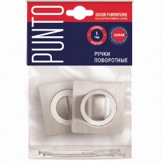 Ручка поворотная Punto (Пунто) BK6 ZQ SN/CP-3 матовый никель/хром