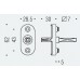 Colombo механизм для оконной ручки DK 40 D